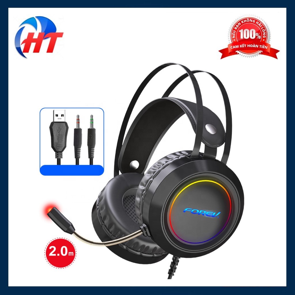 Tai Nghe Chụp Tai Gaming Có Dây Kết Led Siêu Ngầu FV_G95