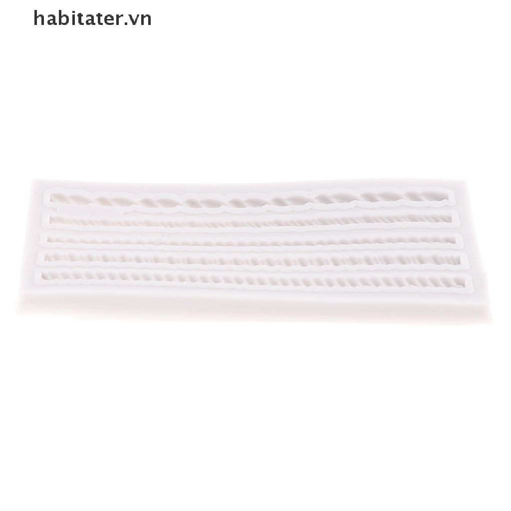 Khuôn Silicone Làm Bánh &amp; Socola Hình Dây Thừng