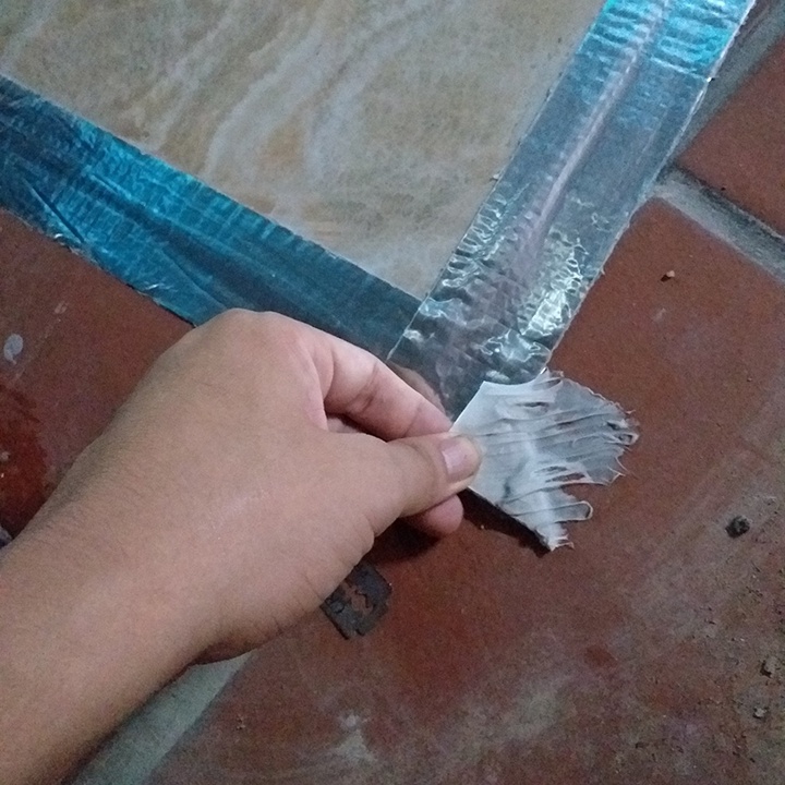 Băng keo chống thấm nước siêu dính X2000 Nhật Bản 20cm x 5m - Băng dính chống thấm dột dán tường mái tôn ống nước