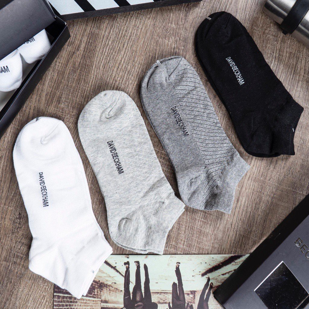 Tất cổ ngắn, vớ nam nữ HMDavidBeckham Siêu đẹp chất cotton siêu sang