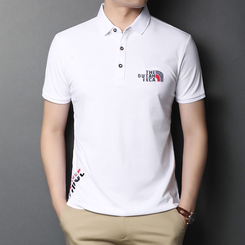 Áo Thun Polo Tay Ngắn Dáng Rộng Thoáng Khí Nhanh Khô Thời Trang Cao Cấp Cho Nam