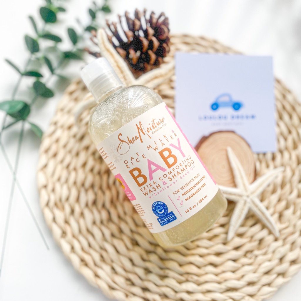 Sữa tắm gội Shea - Lotion Shea Moisture cho bé từ sơ sinh (đủ 3 mùi hương)