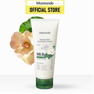 Sữa rửa mặt làm sạch lỗ chân lông mụn đầu đen Mamonde Micro Deep Cleansing Foam 150ml