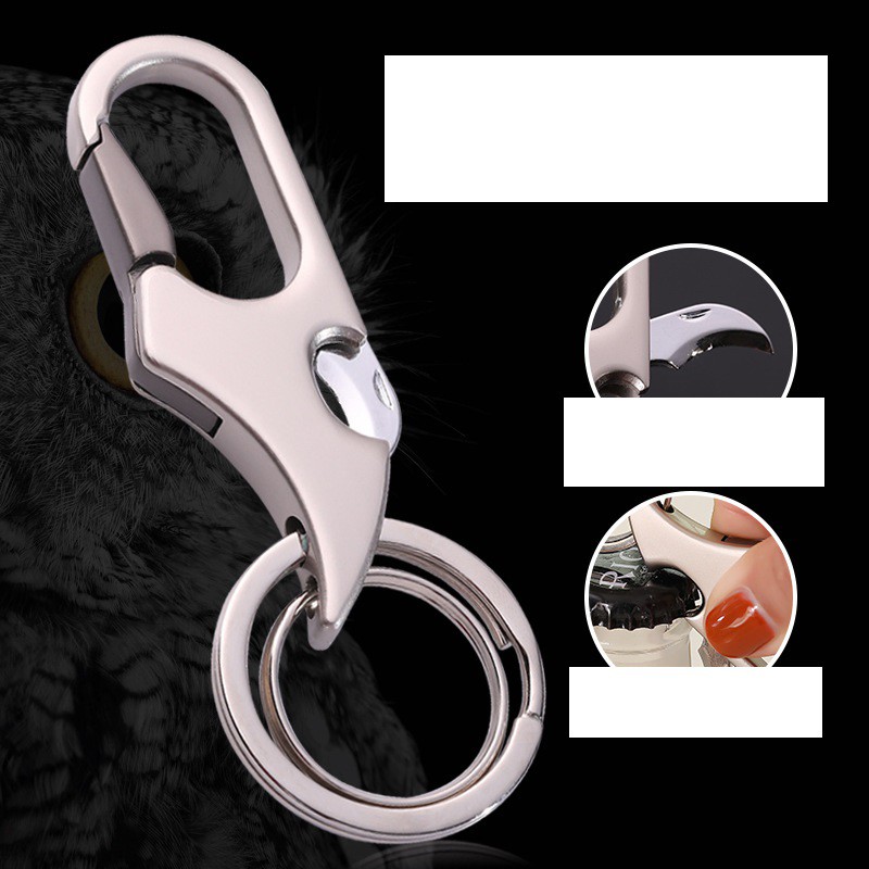 Móc Chìa Khóa Xe Máy Ô Tô , Mở Nắp Chai Có Dao Móc Nhỏ Rạch Băng Dính Proud Horse 007X