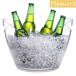 Xô đá trong suốt hoặc chai sâm panh Trang trí thanh đá 4L