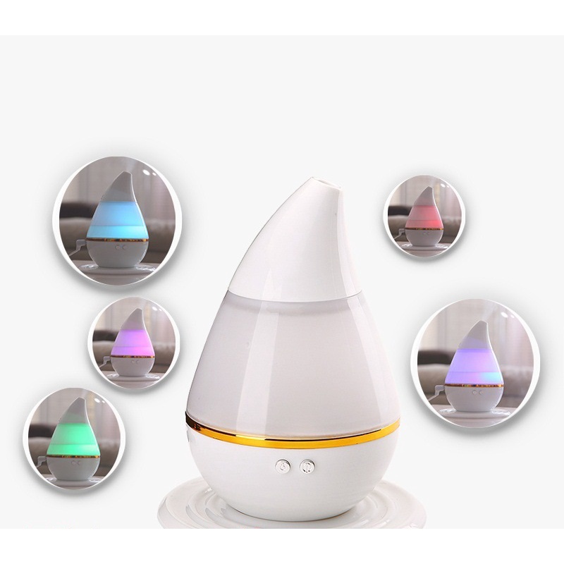 Máy Tạo Độ Ẩm Xông Xông Tinh Dầu Mini Hình Giọt Nước.