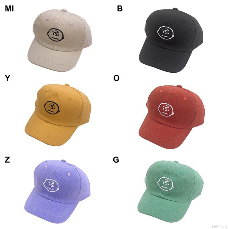 Mũ lưỡi trai thêu hình dễ thương cho bé