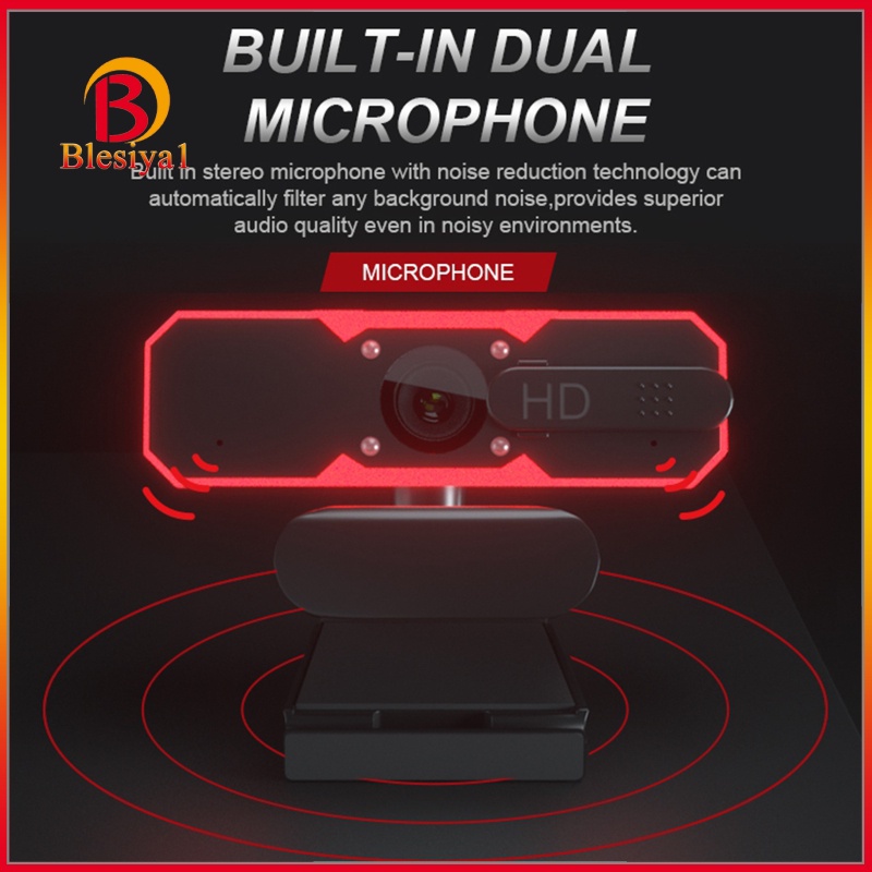 Webcam Tự Động Lấy Nét Blesiya1 1080p Tích Hợp Micro Tiện Dụng | BigBuy360 - bigbuy360.vn