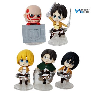 Bộ 5 Mô Hình Nhân Vật Phim Hoạt Hình Attack On Titan
