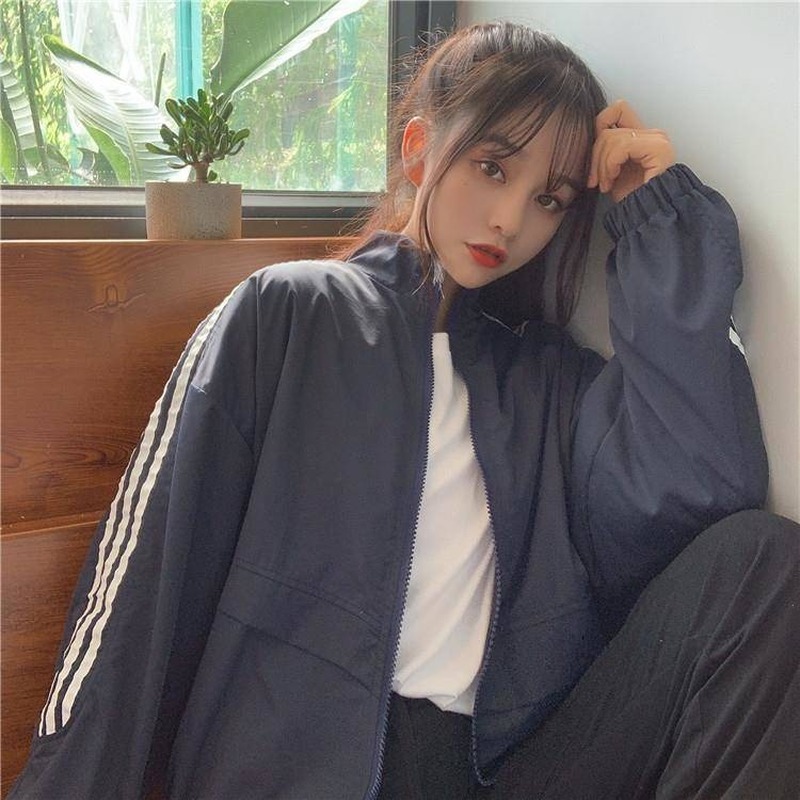 IELGY  Áo Khoác Chống Nắng Dáng Suông Dễ Phối Đồ Thời Trang Xuân Thu Phong Cách Hàn Quốc Cho Nữ