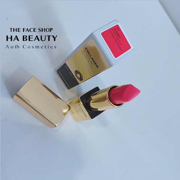 (AUTH_Korea) Son thỏi COLLAGEN AMPOULE LIPSTICK The Face Shop | BigBuy360 - bigbuy360.vn