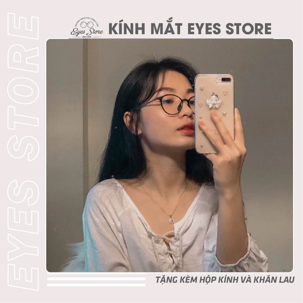 Gọng Kính Cận Nam Nữ EYESSTORE 8053 - Nhựa Dẻo