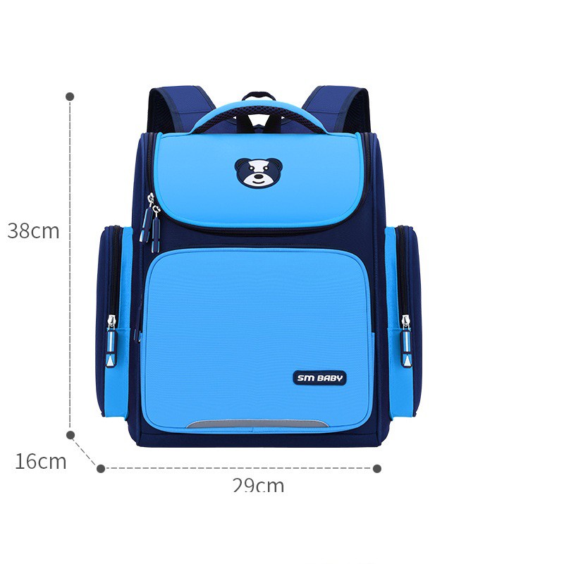 Cặp Sách Cho Học Sinh Tiểu Học, Balo Chống Gù HAPPY xinh xắn