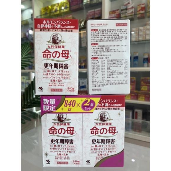 Viên uống tiền mãn kinh Kobayashi Nhật Bản 840 viên