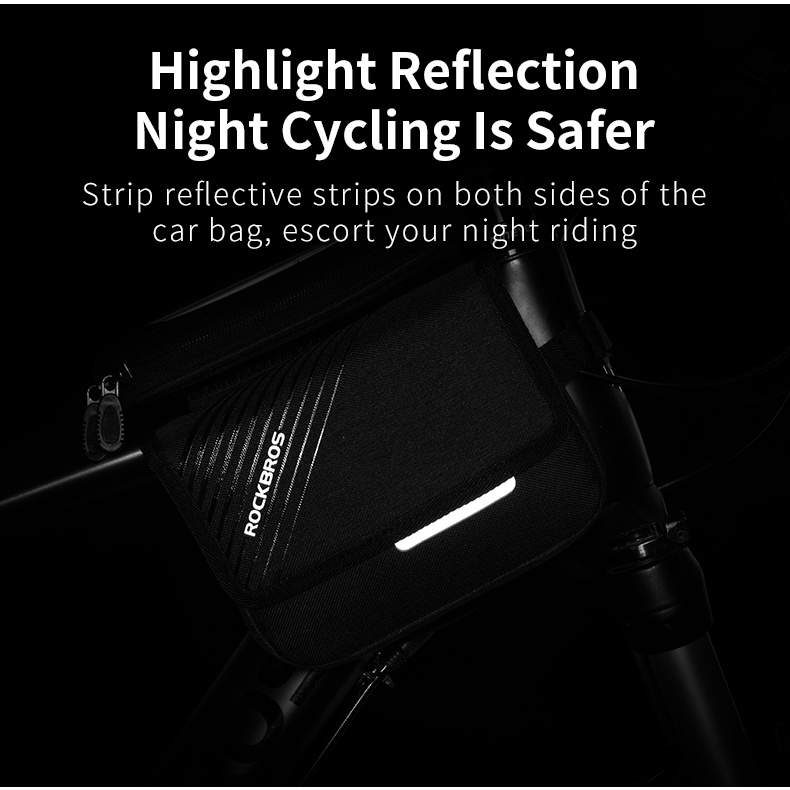 Rockbros Túi Đựng Đồ Gắn Xe Đạp Chống Thấm Nước 6.0 inch