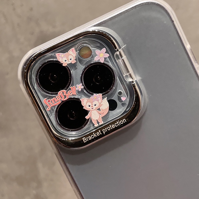 Kính Cường Lực Bảo Vệ Camera In Hình Hoạt Hình Đáng Yêu HD Cho iPhone 14 13 12 11 Pro Max Plus Sự Bảo Vệ