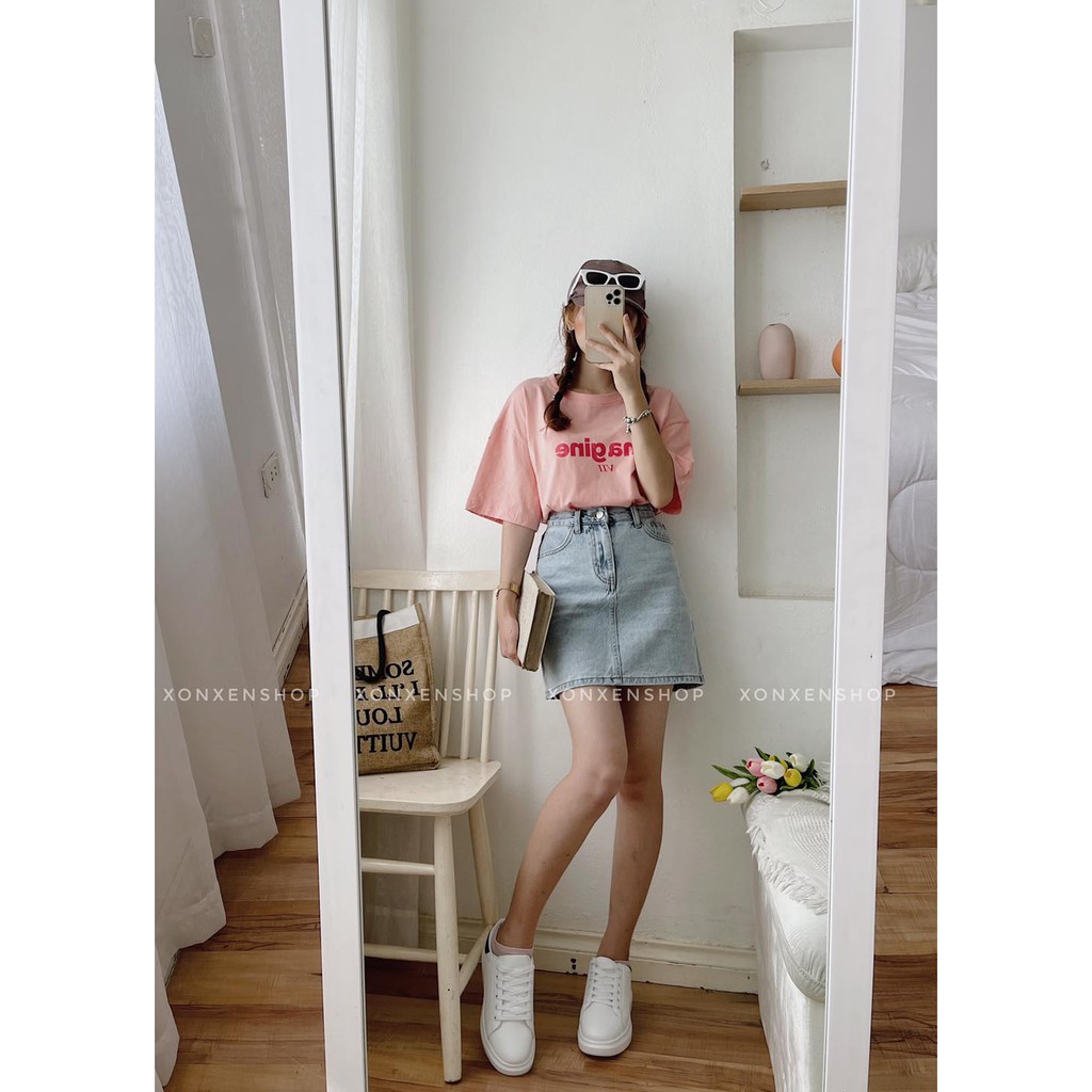 ÁO THUN NỮ XONXEN SHOP phom rộng chất cotton thoáng mát free size, mã 14