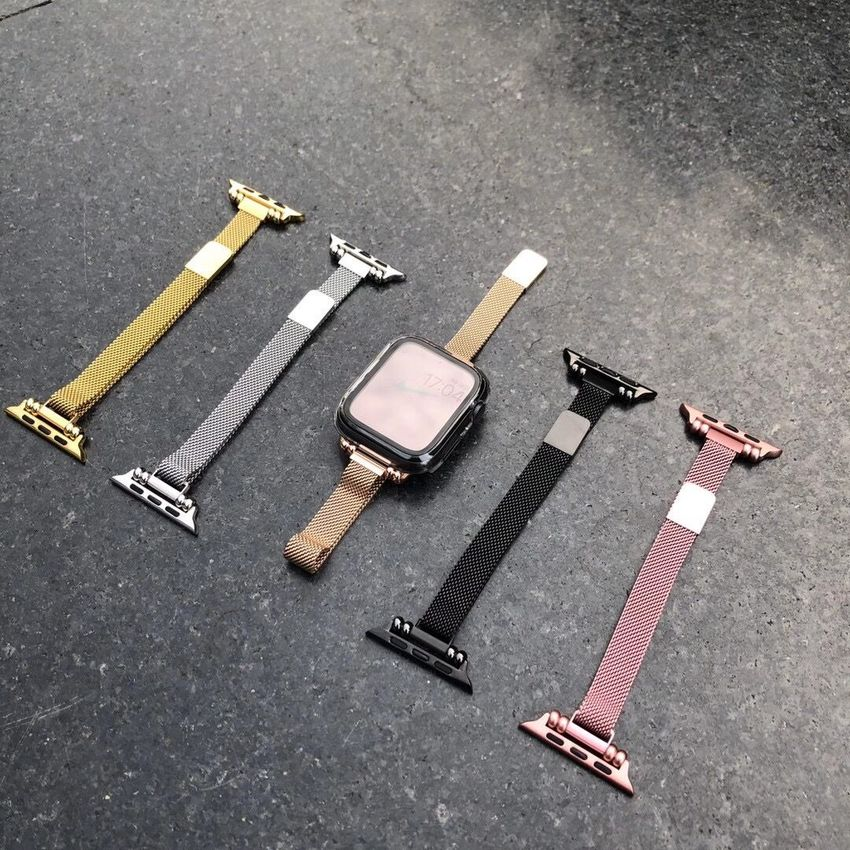 Dây Đeo Bằng Thép Không Gỉ Cho Đồng Hồ Apple Watch 44 38 40 42 mm 44mm 40mm