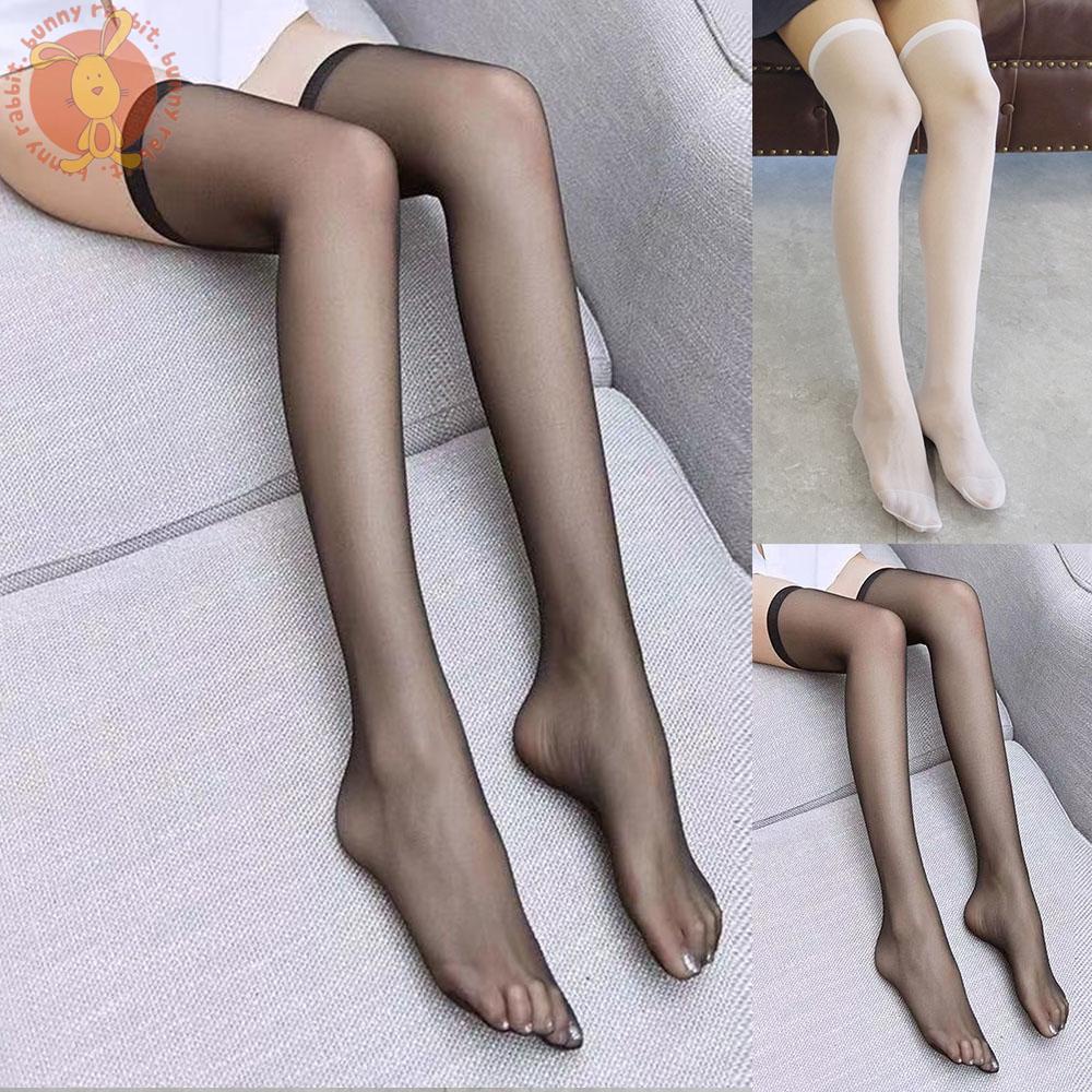 Vớ Cao Đến Đầu Gối Chất Liệu nylon Siêu Mỏng Phong Cách Lolita Thời Trang Mùa Hè Cho Nữ