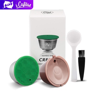 【i Cafilas】[YD04] NESCAFE Cốc Lọc Cà Phê Bằng Thép Không Gỉ Tái Sử Dụng Được Cho Máy Pha Cà Phê Dolci Gusto