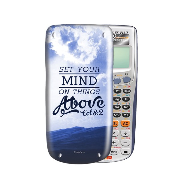 Nắp/ Ốp máy tính Casio/Vinacal Cute Slogan 052