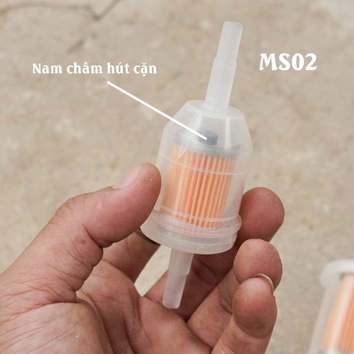 Lọc xăng nam châm hút cặn kim loại siêu bền / loại tốt