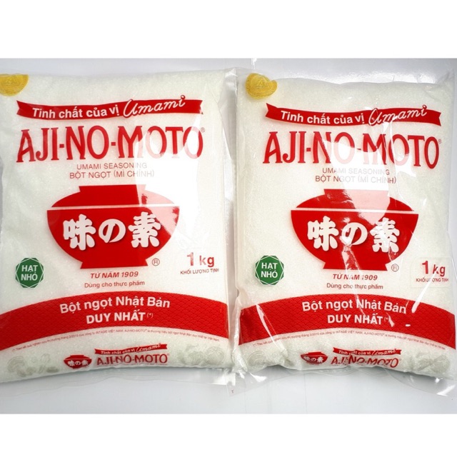 Bột ngọt Ajinomoto 1kg hạt nhỏ