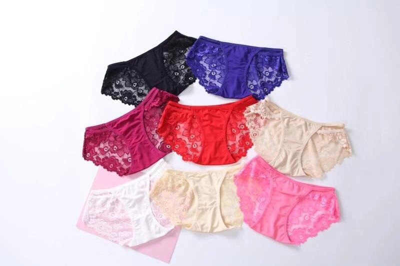 [XẢ LỖ] Quần lót nữ - COMBO 5 quần lót nữ thun cotton họa tiết ren sexy quyến rũ - Vạn Xuân shop