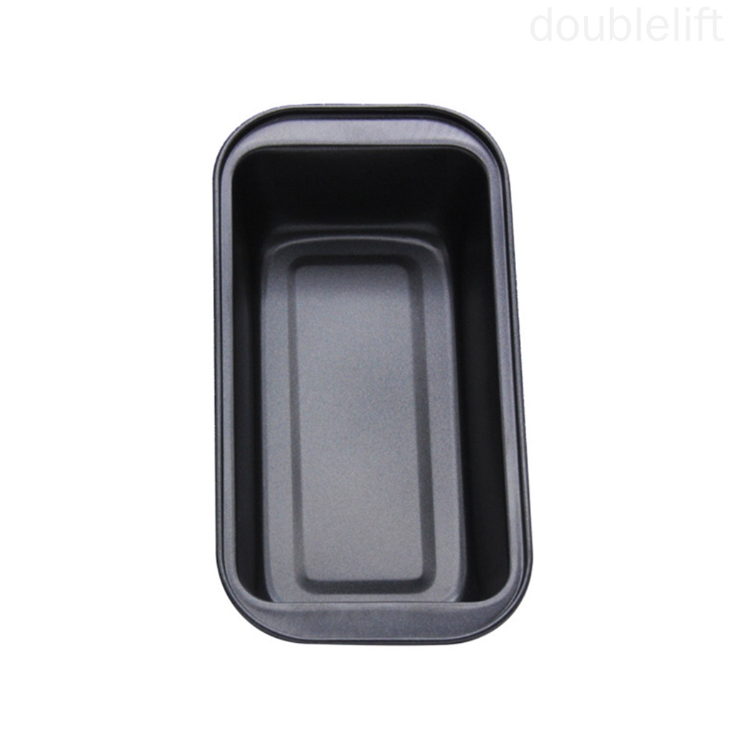 Khuôn Nướng Bánh Hình Chữ Nhật Bằng Thép Carbon Chống Dính Màu Đen