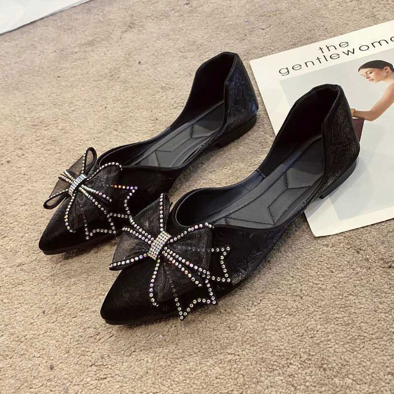 GIÀY BÚP BÊ NỮ NƠ THẮT DA MỀM ÊM CHÂN FULLBOX mã 888 | BigBuy360 - bigbuy360.vn