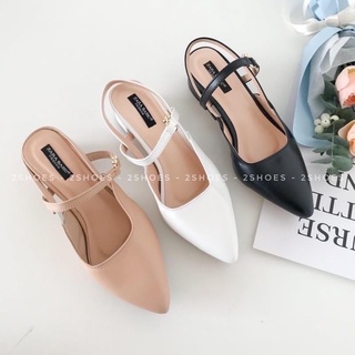 Giày sandal bít mũi gót cao 5cm