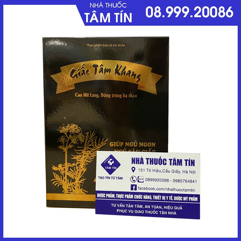 [ CHÍNH HÃNG ] Giấc tâm khang - giúp ngủ ngon sâu giấc - Hộp 30 viên