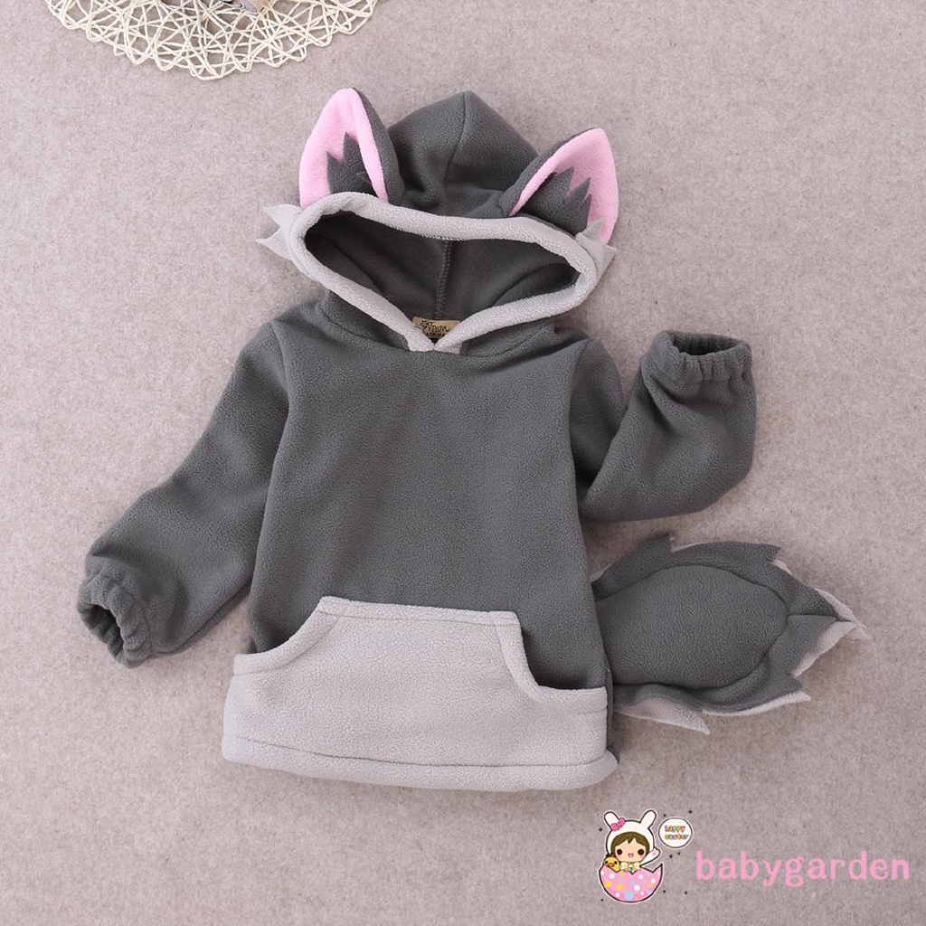 Áo Hoodie Kiểu Dáng Hoạt Hình Dễ Thương Cho Bé