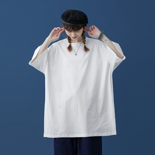 Áo phông nam nữ trơn unisex basic tee form rộng thun cổ tròn cotton oversize trắng đen ulzzang giá rẻ in cool ngầu | BigBuy360 - bigbuy360.vn