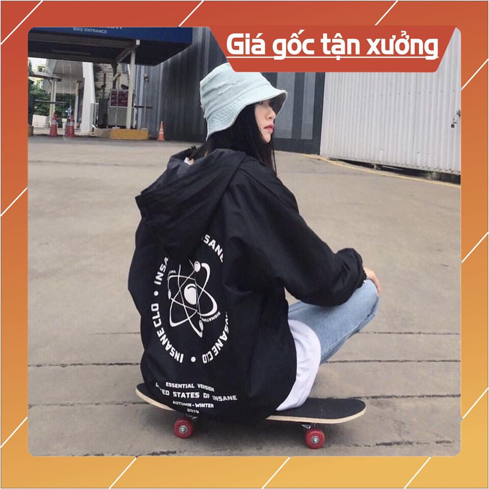 Áo Khoác Dù In Biểu Tượng Insane-Clo Sang Chảnh