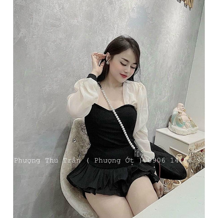 Áo tăm pha tơ mềm nhẹ dễ thương (kèm ảnh thật,video)