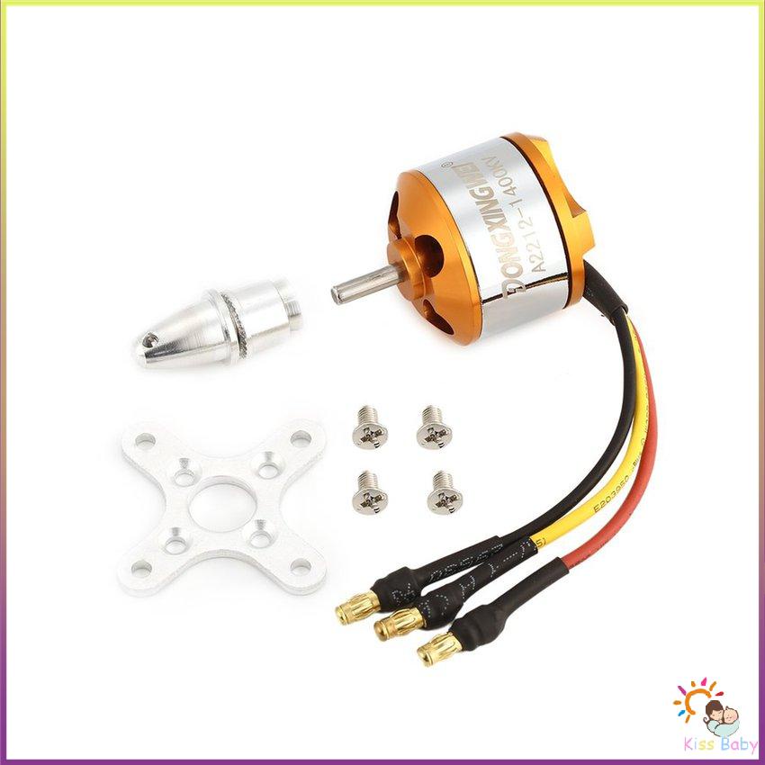 DXW A2212 1400KV 2-4S Outrunner Động cơ không chổi than cho máy bay cánh cố định RC [9/6]