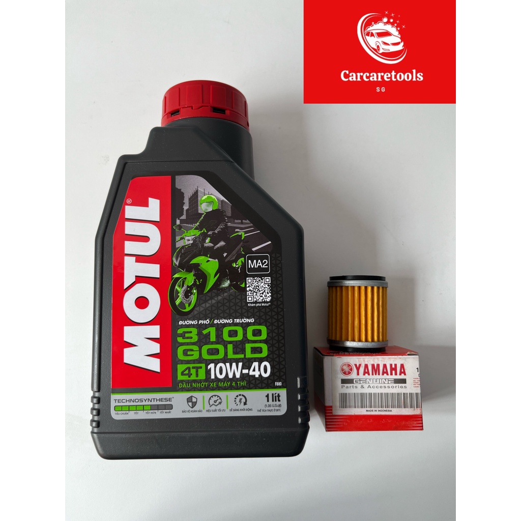 Nhớt xe số Motul 3100 gold - Chai 1 lít mẫu mới