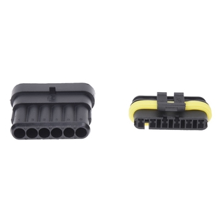 Kit 6 pin Way Waterproof Electrical Wire Plug Connector