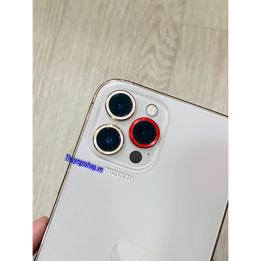 Viền nhôm không kính siêu mỏng camera Iphone 12 Pro / 12 Pro Max