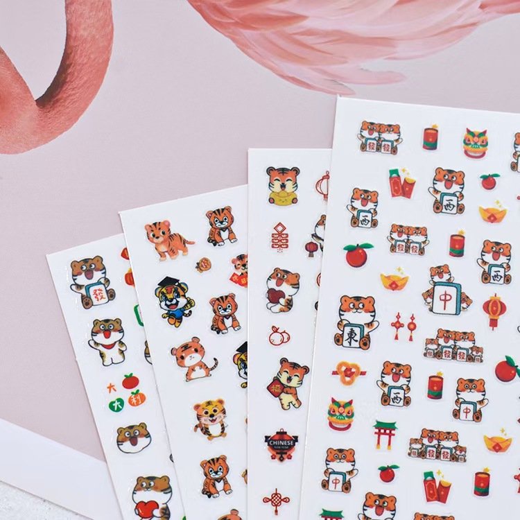 Sticker Mẫu Tết 2022 | Hình Dán Móng Tay