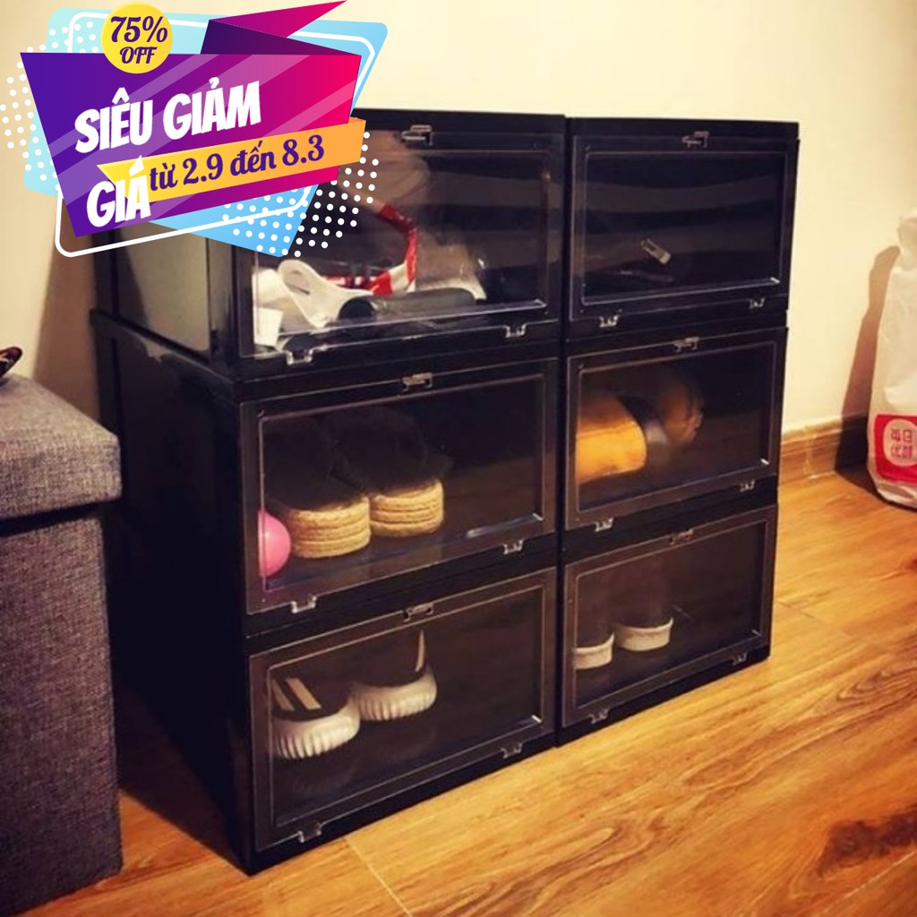HỘP ĐỰNG GIÀY THÔNG MINH CAO CẤP (Hàng sẵn kho )