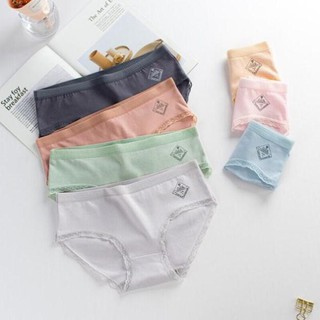 Quần Lót Nữ Cotton Cao Cấp Cạp Sọc Xuất Nhật,,