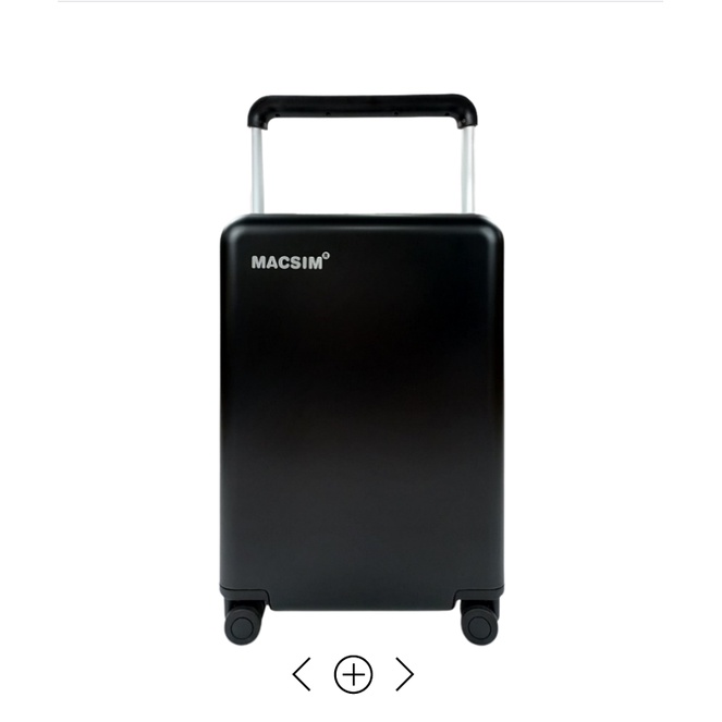 Vali du lịch cao cấp hợp kim nhôm nguyên khối MS1403 nhãn hiệu Macsim màu đen 20inches