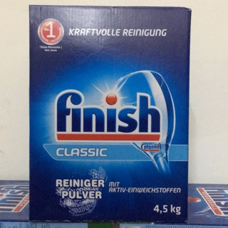 Bột rửa bát Finish classic hộp 4.5 kg