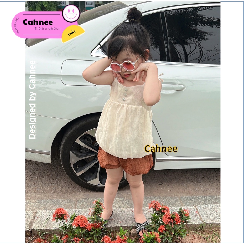 Áo boom cho bé gái 2 dây dây màu sắc xinh xắn