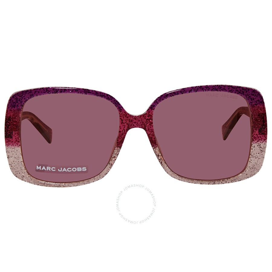 Kính mát Marc Jacobs Burgundy Butterfly Ladies Sunglasses chính hãng