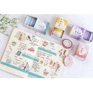 Set 𝟝 washi tape tên địa danh [006]