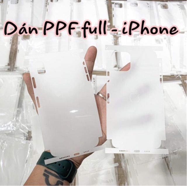 DÁN DẺO PPF NHÁM IPHONE FULL LỖ LOA- CHỐNG VÂN TAY - BẢO VỆ TOÀN BỘ IPHONE -CÓ HƯỚNG DẪN DÁN-ĐỦ MÃ IP 7 ĐẾN 11 PROMAX