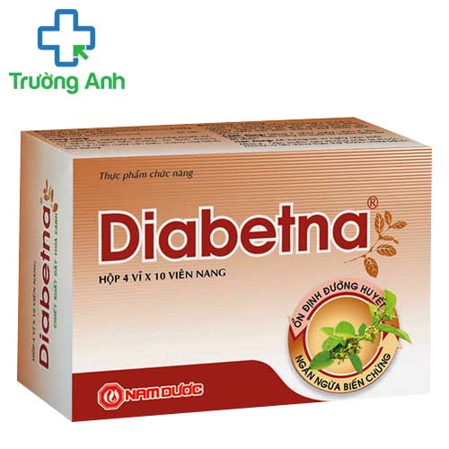 Diabetna (40 viên) - Viên uống hỗ trợ giảm đường huyết dành cho người đái tháo đường